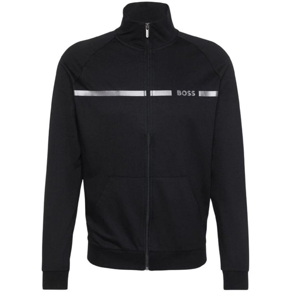 Boss Mens Authentic Track Jacket / Black